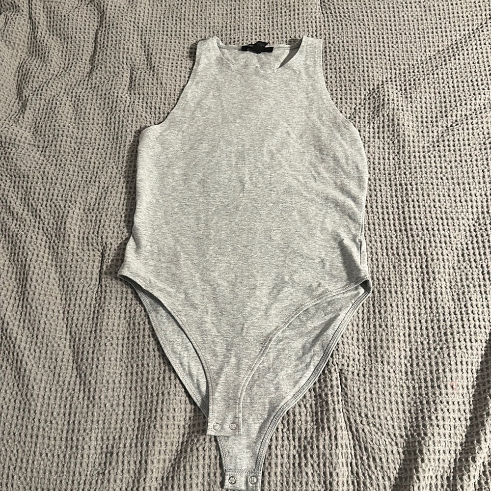 Gray bodysuit